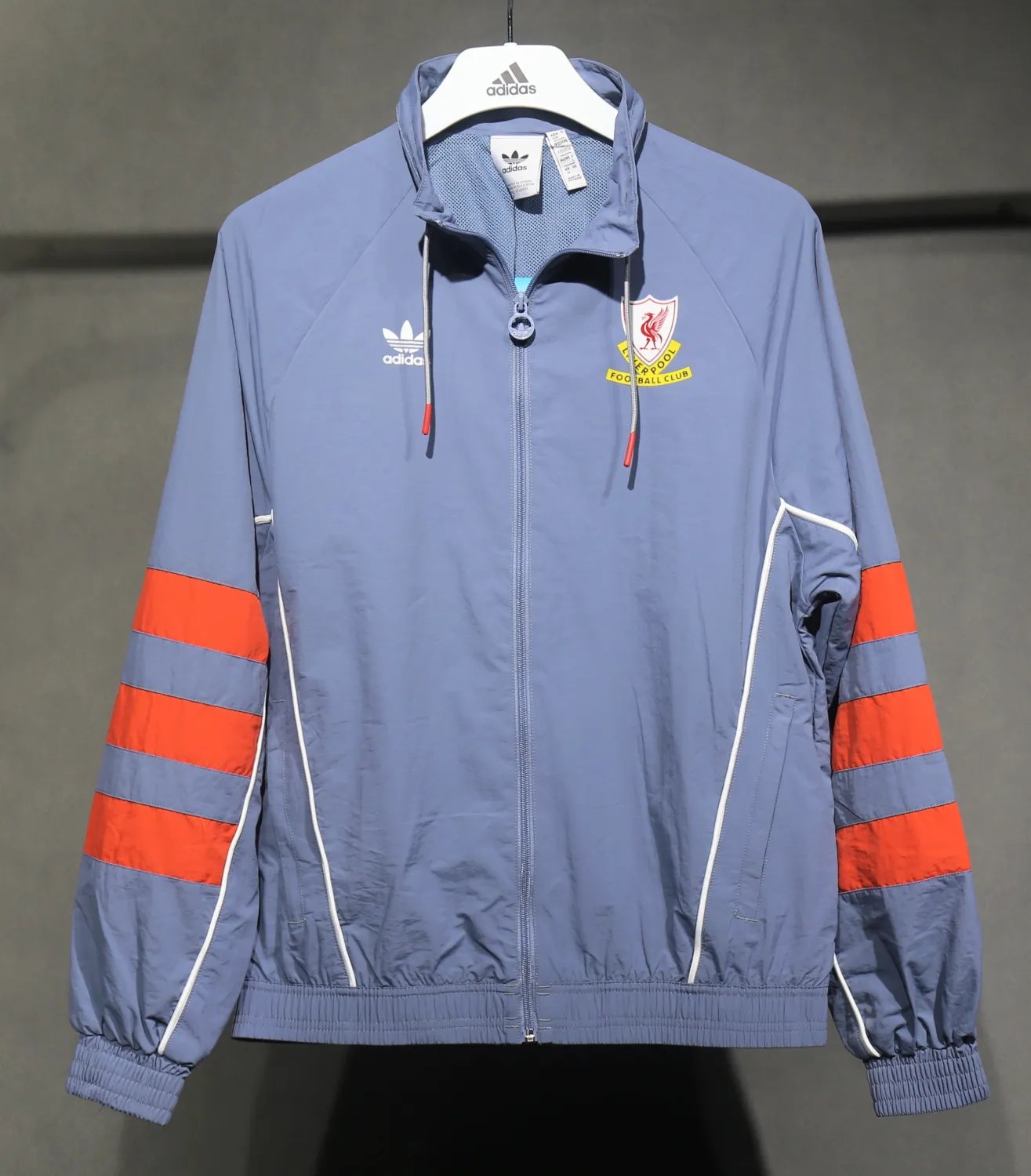 AAA Quality Liverpool 24/25 Retro Wind Coat - Grey